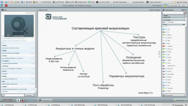 28.03.2013 Открытый вебинар для дизайнеров интерьеров ArchiCad 3Ds Max Vray
