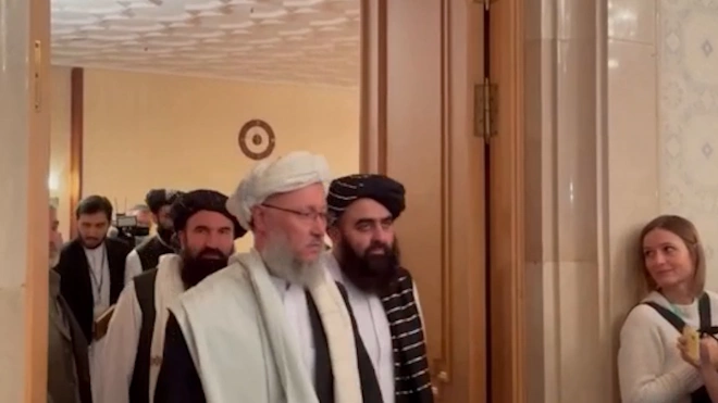Делегация талибов* прибыла в Москву на переговоры по Афганистану