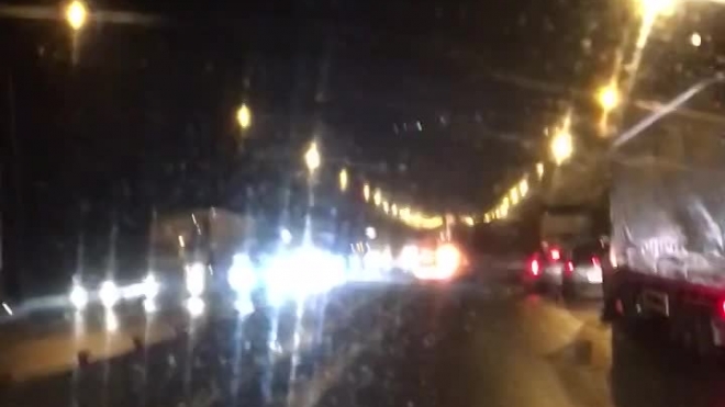 Видео: На Московском шоссе перевернулась и сгорела «Мицубиси»