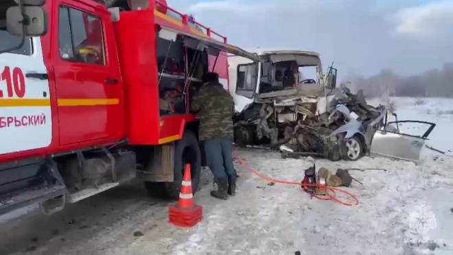 В Челябинской области автобус попал в ДТП