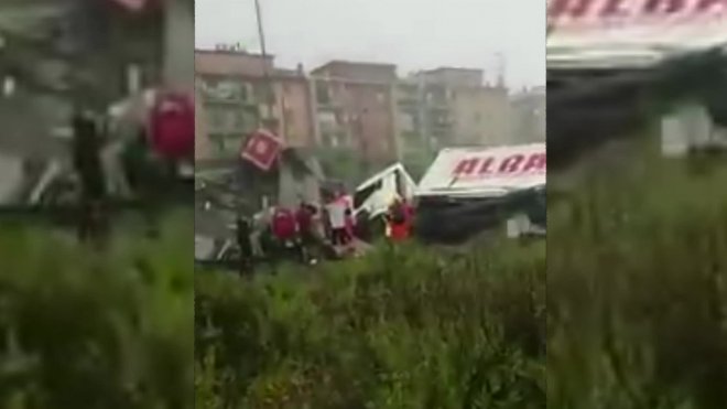 Число жертв обрушения моста в Генуе достигло 37 человек
