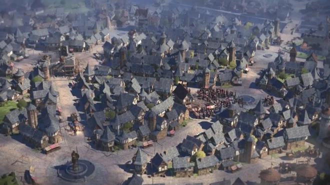 Создатели Wartales показали город Гозенберг из расширения Great Gosenberg