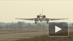 Минобороны опубликовало видео с авиаударами Ту-22М3 и Су-34 по ИГ