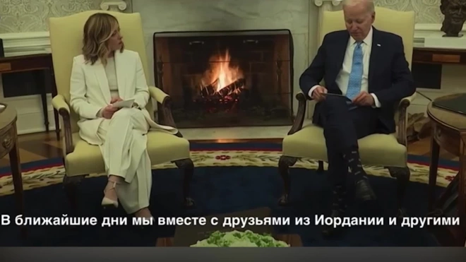 Байден оговорился, пообещав переброску гумпомощи по воздуху на Украину, а не в сектор Газа