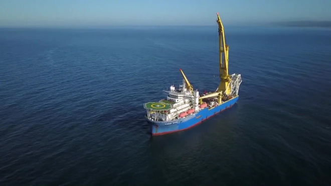 Потенциальный трубоукладчик "Газпрома" вышел из Индийского океана в Атлантику