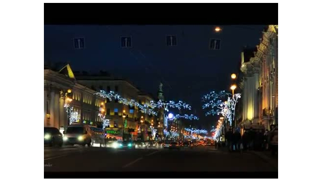 Новогодяя ночь в Санкт-Петербурге
