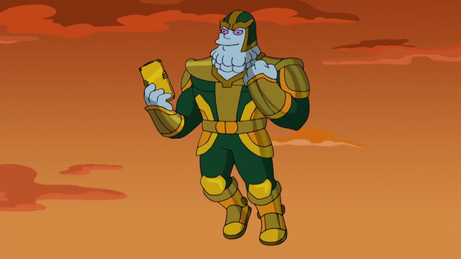 Глава Marvel озвучил Таноса в новых "Симпсонах"