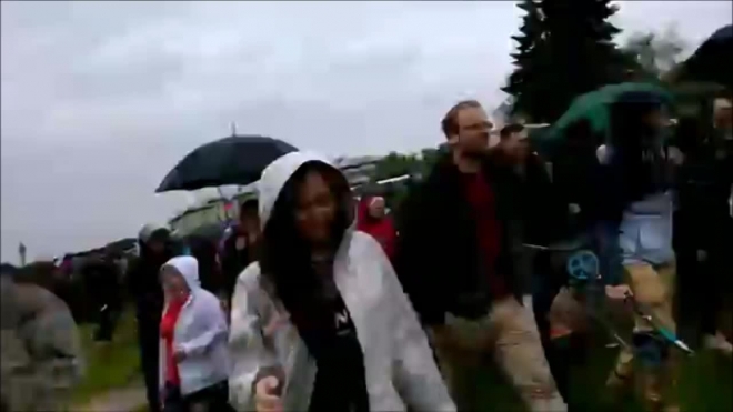 Видео: На митинге на Марсовом поле прогремел хлопок, похожий на взрыв