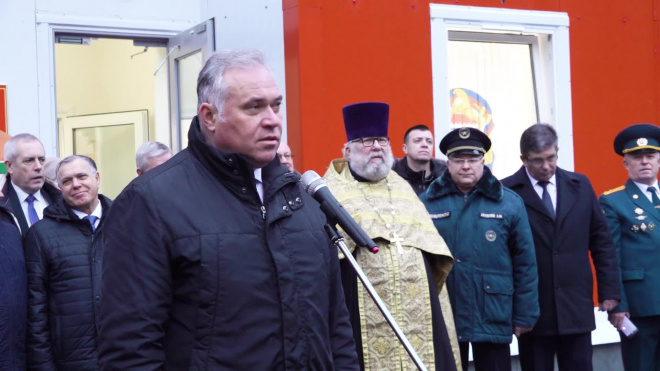 Видео: Дмитрий Никулин о новом пожарном депо в поселке Семиозерье