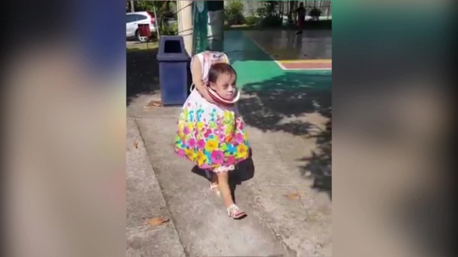 Видео с ходящей девочкой без головы собрало миллионы просмотров 