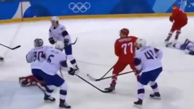 Российские хоккеисты вышли в полуфинал, выиграв у Норвегии со счетом 6:1