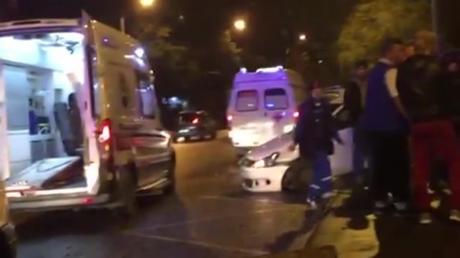 Виновника ДТП на улице Солдата Корзуна усадили в машину ДПС в наручниках