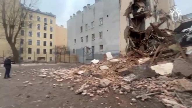 Возбуждено уголовное дело об обрушении жилого дома на Гороховой