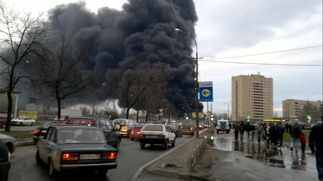 Пожар на ул. Руставели