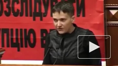 Савченко заняла место спикера Рады, пока депутаты блокировали президиум