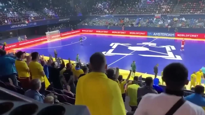 Украинские болельщики оскорбляли россиян в полуфинале мини-футбольного Евро