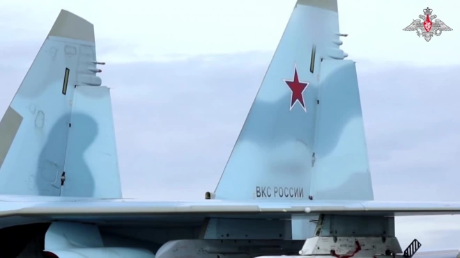 Минобороны показало кадры боевых вылетов самолетов Су-35С
