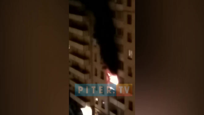 На Ленинском проспекте в Новый год горела квартира