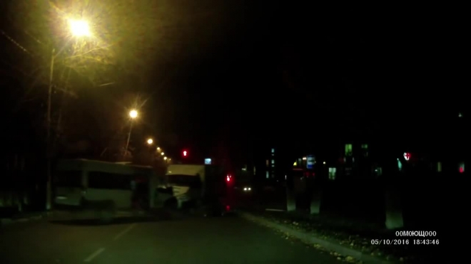ДТП с водовозом в Туле попало на видео