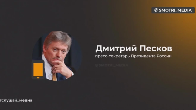 Песков анонсировал совещание у Путина по развитию Юга и Приазовья