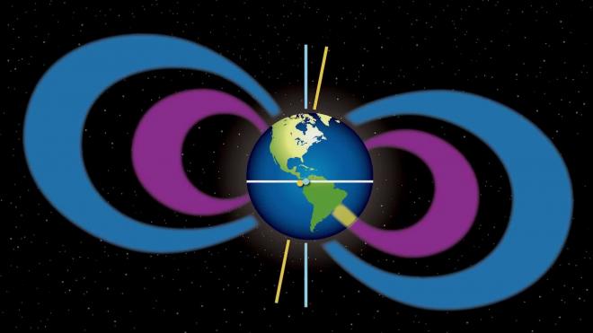 Ученые обнаружили увеличивающуюся "вмятину" в магнитном поле Земли 