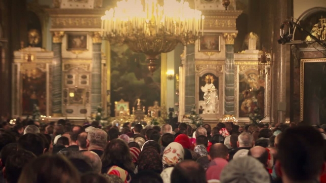 Рождество в Казанском кафедральном соборе Петербурга встретили без участия первых лиц