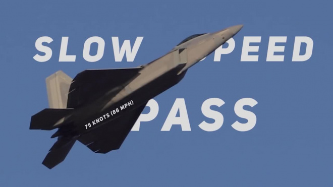 Показаны "невероятные" способности F-22