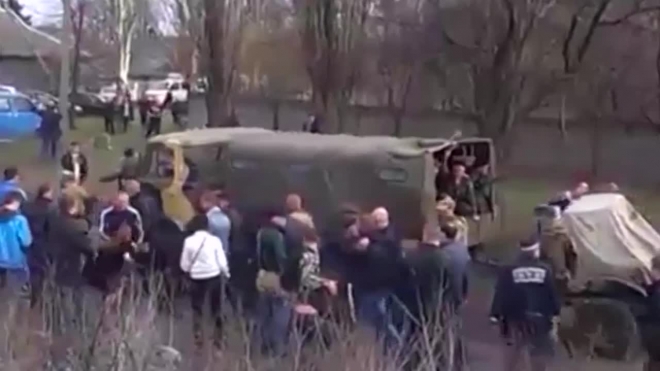 В Киеве с шумом разогнали митинг у Нацбанка, возбуждено уголовное дело