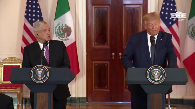 Трамп назвал отношения США и Мексики отличными