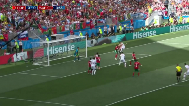 Видео: Криштиану Роналду забил победный гол в ворота марокканцев