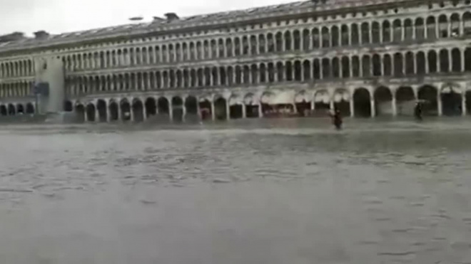 Венеция полностью ушла под воду из-за сильных ливней