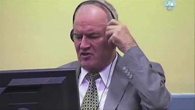 Суд над Радко Младичем приостановлен из-за ошибок обвинения