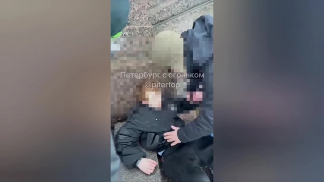 Молодой человек провалился под лед у Литейного моста, пытаясь вытащить из воды наушники