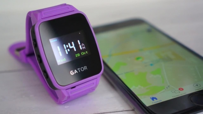 Детские часы-телефон GATOR Caref с GPS трекером помогут родителям всегда знать, где находится их ребенок