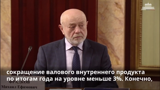 Мишустин ожидает сокращения ВВП по итогам года меньше 3%