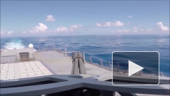 Корабль ВМС США обстрелял иранские катера