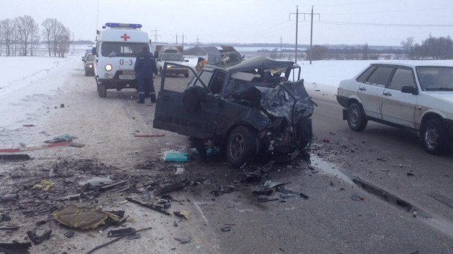 Видео и фото смертельного ДТП под Уфой появилось в сети