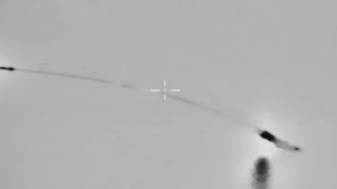 Минобороны опубликовало видео ударов ВМФ России по позициям ИГ в Сирии‍