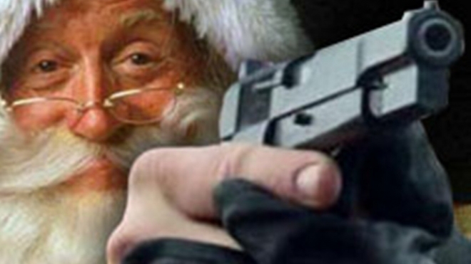 Банда вооруженных Дедов Морозов ограбила ломбард в Новосибирске