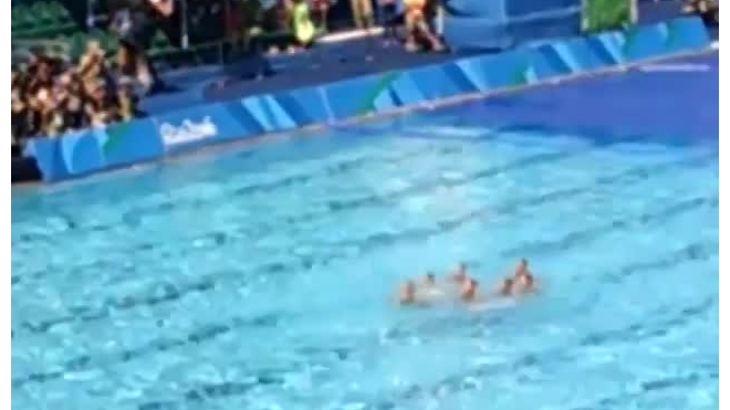 Появилось видео триумфа сборной России по синхронному плаванию в Рио