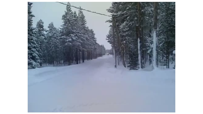 Уборка снега: не спеша, по-фински