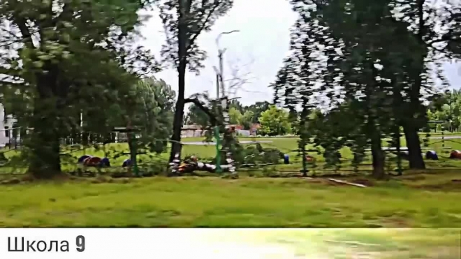 Появилось видео последствий урагана в Нижегородской области