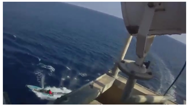 В интернете появилось видео боя с сомалийскими пиратами при попытке захвата судна