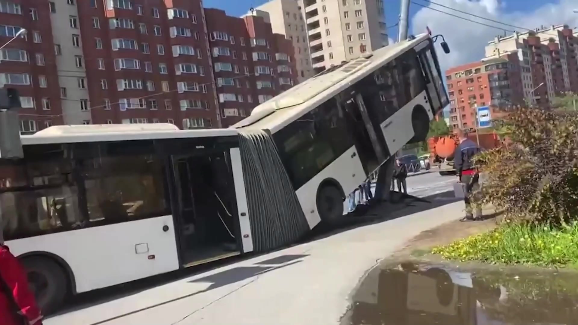 Автобус под управлением водителя петрова совершил столкновение со стволом дерева