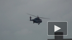 Военный вертолёт Ми-38 совершил экстренную посадку на трассе в Подмосковье 