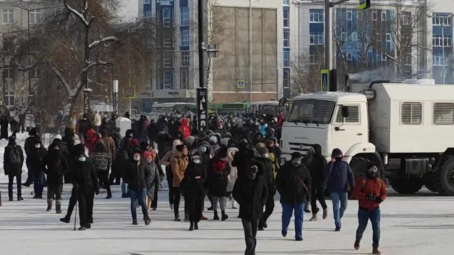 На Дальнем Востоке начались незаконные акции в поддержку Алексея Навального