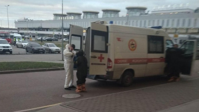 Госпитализированному из Пулково россиянину поставят диагноз через несколько дней 
