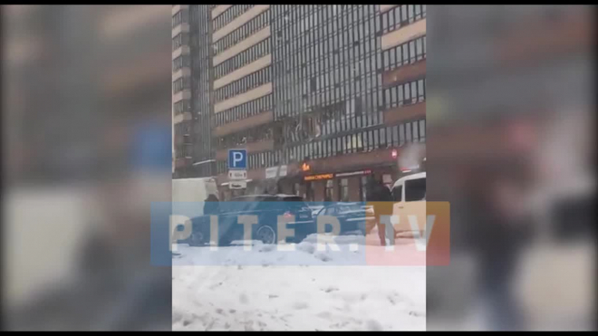 Появилось видео с места взрыва в жилом доме на улице Репищева