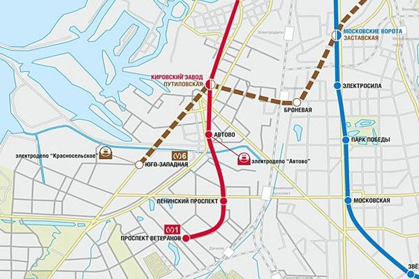 Схема Развития Петербургского Метрополитена До 2022 Года.