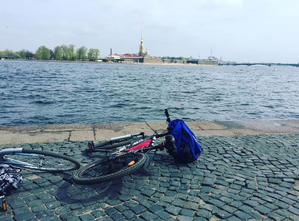 На работу на велосипеде: петербуржцы делятся фото и видео с акции